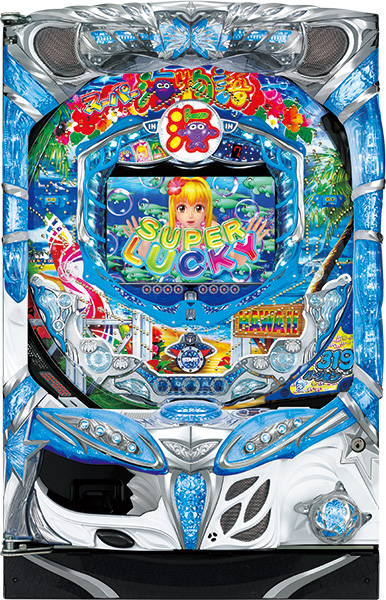 SANYO CRスーパー海物語M55X3 　中古パチンコ実機　[枠名：イルミオ]　[4ch対応]