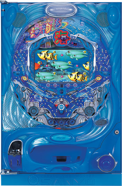 【お取り寄せ対象商品】 SANYO CRスーパー海物語 M55W　中古パチンコ実機　[枠名：スーパーブルー2006]　[2ch対応]