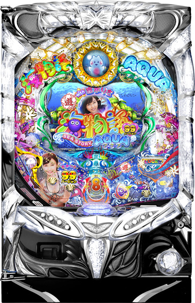 SANYO CRA海物語アクアwith吉木りさ ASA　中古パチンコ実機　[枠名：イルミオ]　[4ch対応]