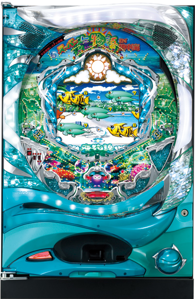 SANYO CRスーパー海物語IN地中海MTB　中古パチンコ実機　[枠名：ゴールドウェーブ]　[2ch対応]