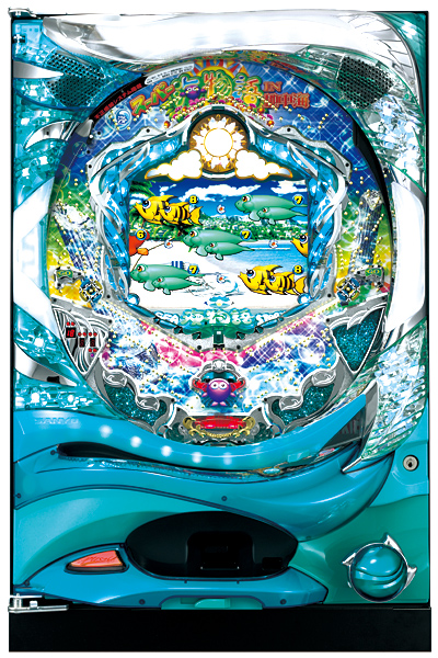 SANYO CRスーパー海物語IN地中海MTC　中古パチンコ実機　[枠名：ゴールドウェーブ]　[2ch対応]