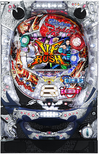 サミー ぱちんこCRバーチャファイターレボリューションFNV　中古パチンコ実機　[枠名：聖（クロス）]　[4ch対応]