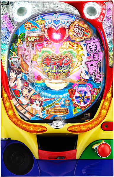 平和 CR南国育ち 羽根　中古パチンコ実機　[枠名：ＡＭＴルピナスハート]　[4ch対応]