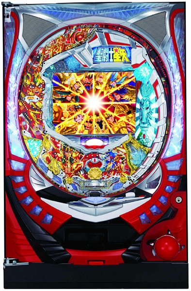 SANYO CR聖闘士星矢－黄金－　中古パチンコ実機　[枠名：ペガサスウィング]　[2ch対応]