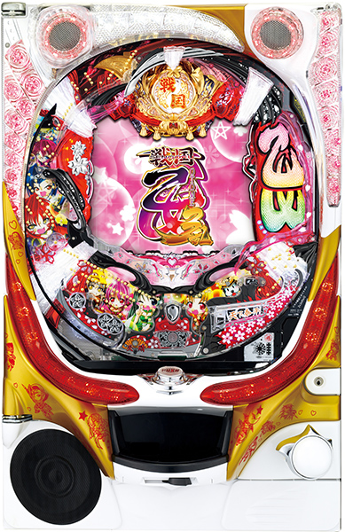 平和 CRA戦国乙女3 9AW1　中古パチンコ実機　[枠名：ルピナスハート]　[4ch対応]