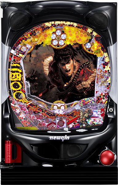 ニューギン CR真・花の慶次2 漆黒の衝撃 中古パチンコ実機　[枠名：ReLf]　[4ch対応]