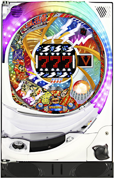 サンセイ CR疾風迅雷 RW　中古パチンコ実機　[枠名：D-CYCLONE]　[4ch対応]