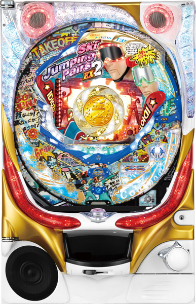 平和 CRスキージャンプ・ペア2EX L9　中古パチンコ実機　[枠名：ルピナスハート]　[4ch対応]