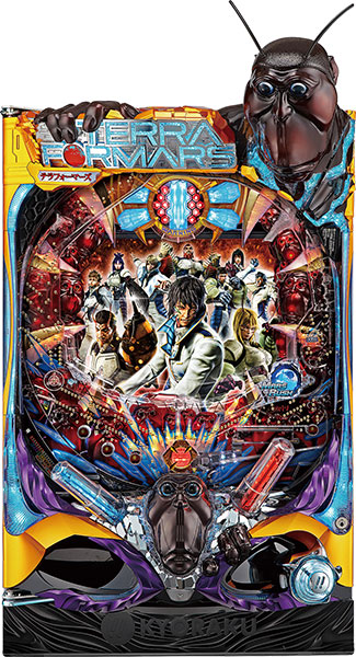 京楽 CRぱちんこ テラフォーマーズ164Ver.　中古パチンコ実機　[枠名：テラフォーマーズ専用枠]　[4ch対応]