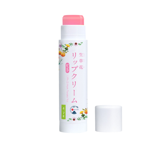 生草花　リップクリーム　べにばな（ピンク）