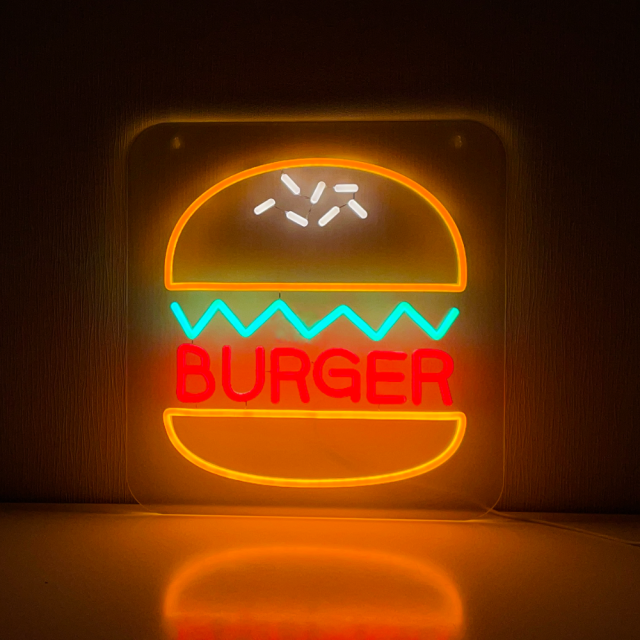 LEDネオンサイン BURGER