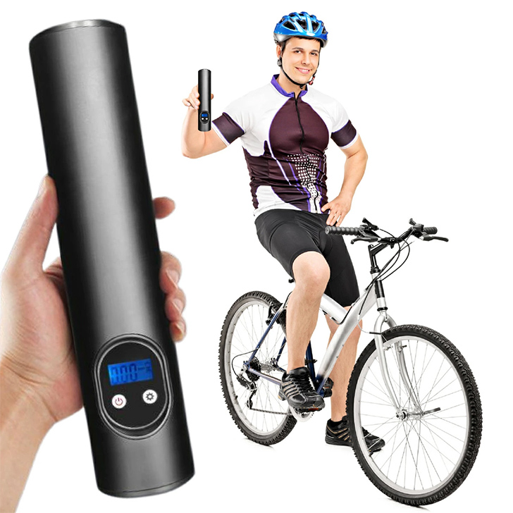 電動 空気入れ 電動空気入れ 自転車 空気入れ 気圧計測 自転車用 充電式 バイク 仏式 英式 米式 車 ロードバイク クロスバイク グラベル 携帯 軽量 軽い 自動 電動 小型 コンパクト ゲージ付き