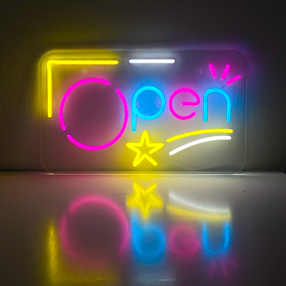 LEDネオンサイン Open