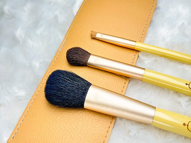 熊野化粧筆 HOME限定メイクブラシ3本＆ケースセット