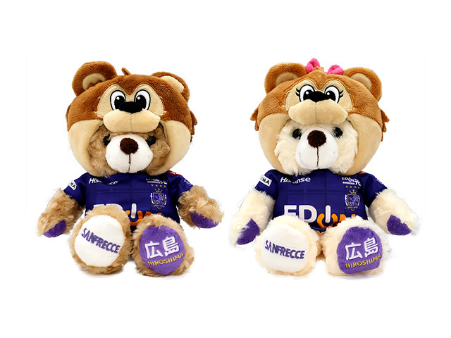 ご当地ベア2025サンフレッチェ広島(サンチェ/ フレッチェ)ぬいぐるみS