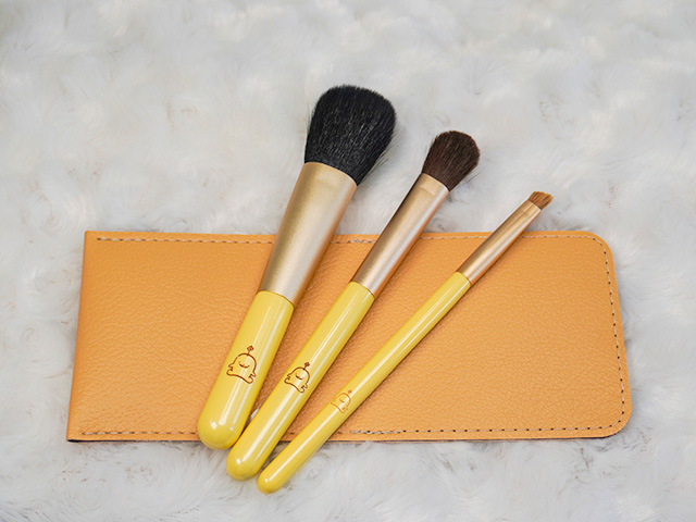 熊野化粧筆 HOME限定メイクブラシ3本＆ケースセット