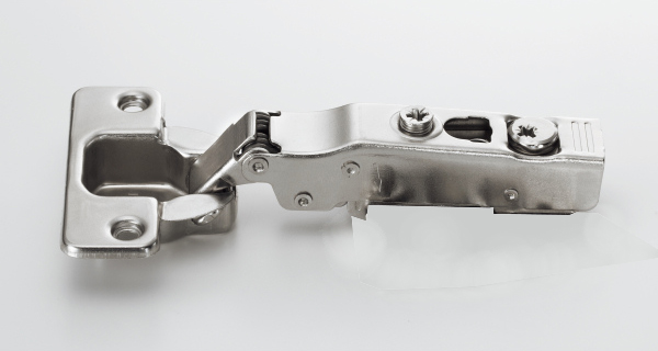 スガツネ工業　LAMP　ワンタッチスライド丁番　151-C26/19T　19mm　全カブセ　キャッチ付【お取り寄せ品】