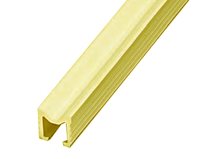 アルミ製　Ｖ型レール　12×12mm　2000mm　AV12G　ゴールド【お取り寄せ１~２日】