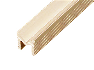 アルミ製　Ｖ型レール　9×9mm　3640mm　AV9G　ゴールド【お取り寄せ１~２日】