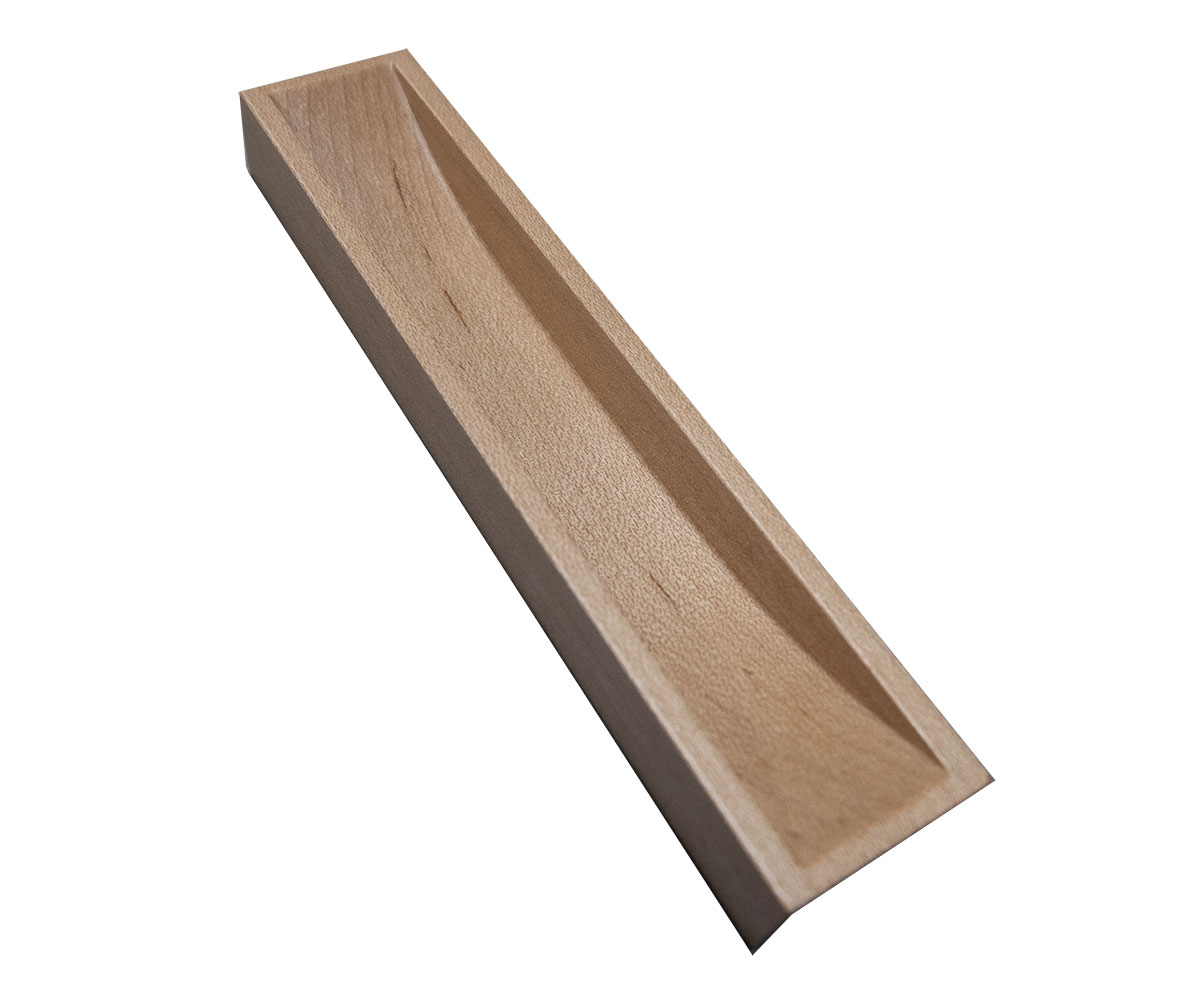 メープル　舟底戸引手　105mm　HWW-40【在庫有り】【メール便】【店頭受渡可能】