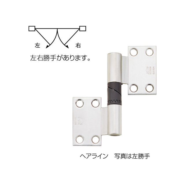 グレビティヒンジ正面型 No.1604C ステンレスHL 2枚/1組 BEST ベスト