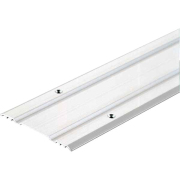 BEST　No.942W　サイレントレール　ダブル　シルバー　4000mm【店頭受取可能】【お取り寄せ1~2日】