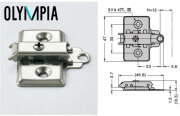 ランプ　マウンティングプレート　スライドヒンジ座金　360-P4W-30T　スガツネ工業　オリンピア　LAMP《XE-06-10》160-026-844【即日出荷可】【店頭受渡可】