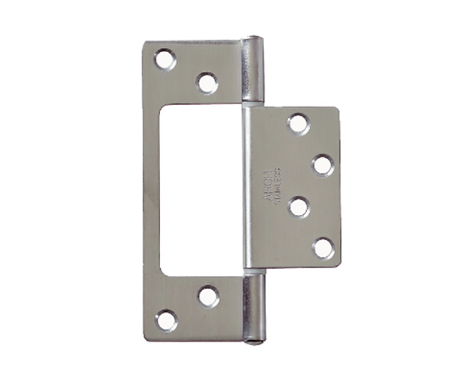 ARCH　No.4300 ステンレス　フラッシュ丁番　ヘアーライン