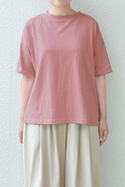 【SALE30%OFF】【メール便可】ラフィ天竺 ハイネックプルオーバー(全3色）