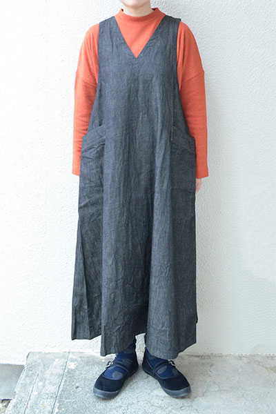 denim&dungaree デニム＆ダンガリー ジャンパースカート DENIM DUNGAREE（デニムダンガリー）の「DENIM DUNGAREE/デニム