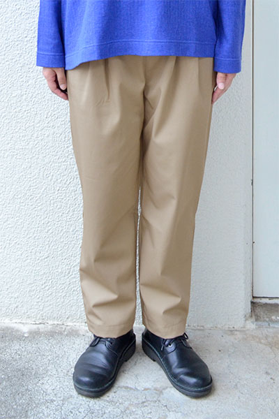 【送料無料】高密度コットンツイル 切替ポケットパンツ(全2色）