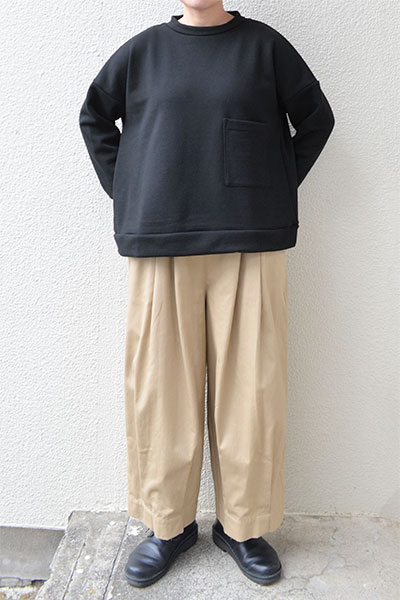 裏毛 ポケットプルオーバー(全2色）