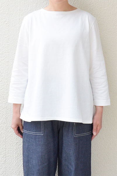 【オンライン別注】【メール便送料無料】BD天竺 7分袖プルオーバー(全3色）