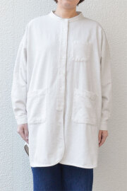 【SALE50%OFF】コットンウールツイル アトリエシャツ(全1色）