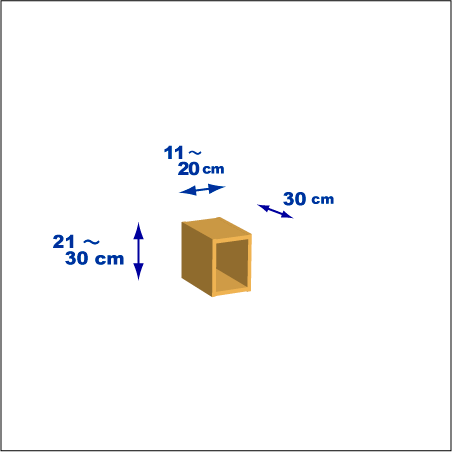 横幅11-20／高さ21-30／奥行30cmの棚ユニット