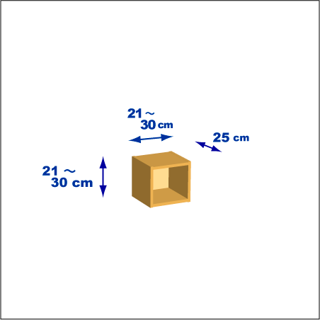 横幅21-30／高さ21-30／奥行25cmの棚ユニット