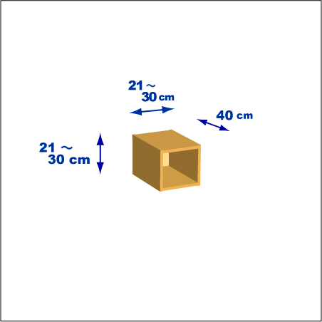 横幅21-30／高さ21-30／奥行40cmの棚ユニット