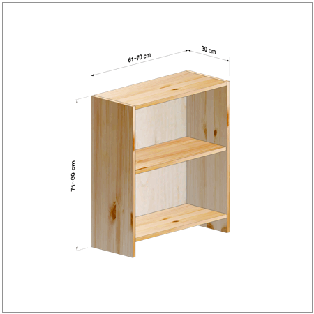 横幅61-70／高さ71-80／奥行30cmの棚ユニット