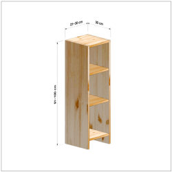 横幅21-30／高さ91-100／奥行30cmの棚ユニット