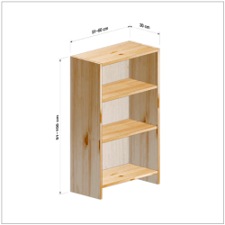 横幅51-60／高さ91-100／奥行30cmの棚ユニット