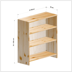 横幅81-90／高さ91-100／奥行35cmの棚ユニット