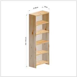 横幅51-60／高さ161-170／奥行30cmの棚ユニット