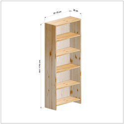 横幅61-70／高さ161-170／奥行30cmの棚ユニット