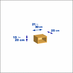 横幅21-30／高さ15-20／奥行25cmの棚ユニット