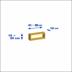 横幅41-50／高さ15-20／奥行10cmの棚ユニット