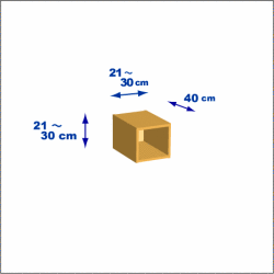 横幅21-30／高さ21-30／奥行40cmの棚ユニット