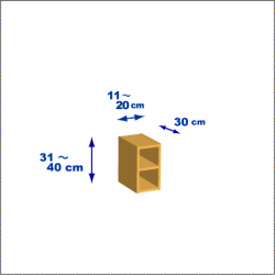 横幅11-20／高さ31-40／奥行30cmの棚ユニット