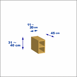 横幅11-20／高さ31-40／奥行45cmの棚ユニット