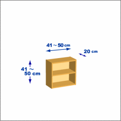 横幅41-50／高さ41-50／奥行20cmの棚ユニット