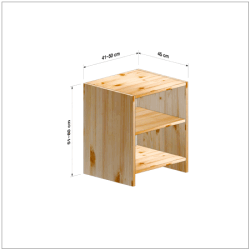 横幅41-50／高さ51-60／奥行45cmの棚ユニット